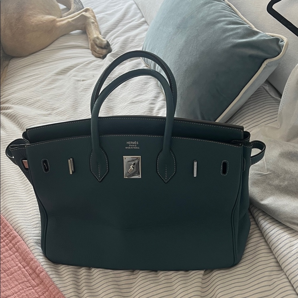 Blue Bag. Denim blue.